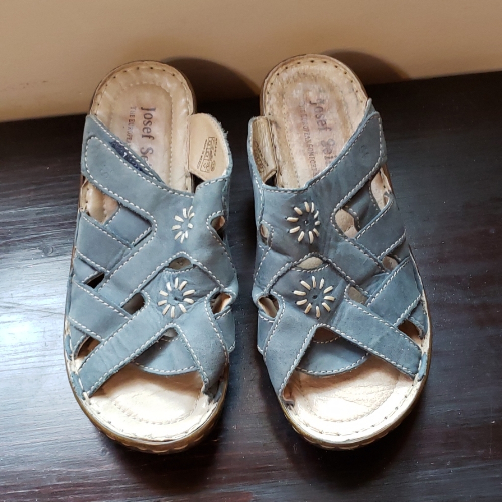 Blue Sandals